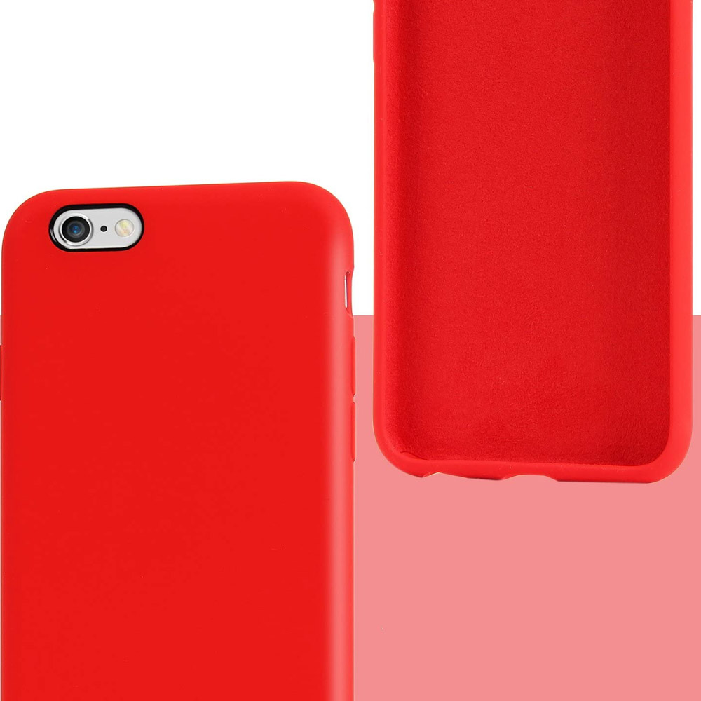faillissement Vermoorden vezel iPhone 6 / 6s Hoesje Rood Siliconen - Rood iPhone Hoesje - IYUPP