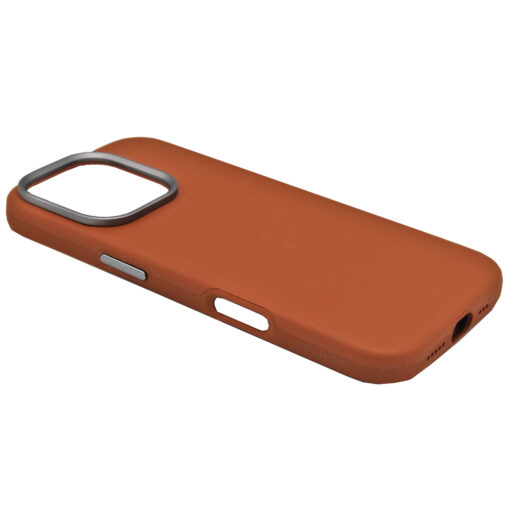 IYUPP iPhone 16 Pro Bruin Hoesje PU Leer - Geschikt voor MagSafe - Afbeelding 3